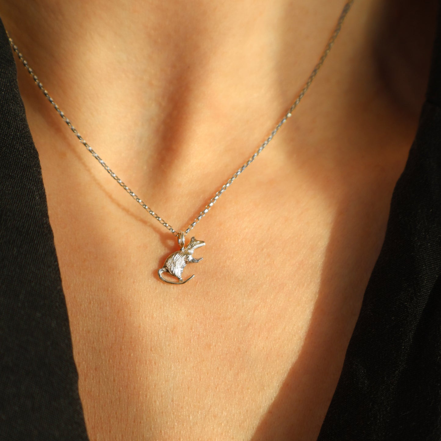 Rat Necklace - Silver