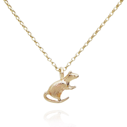 Rat Necklace - 9ct Gold