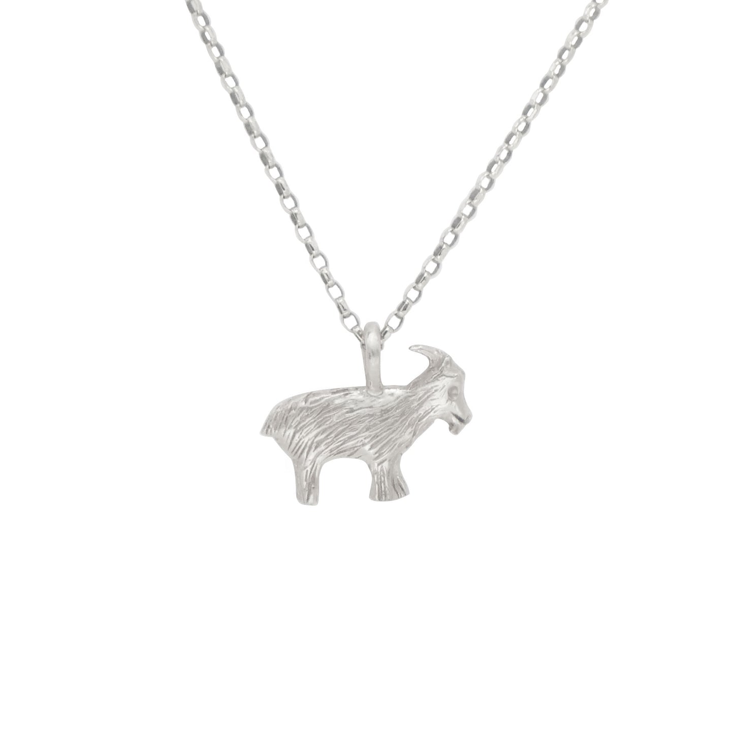 Goat Necklace - Silver