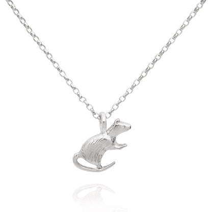 Rat Necklace - Silver