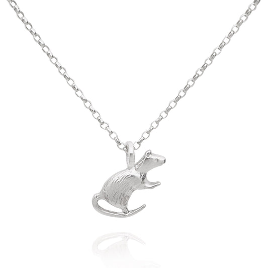 Rat Necklace - Silver